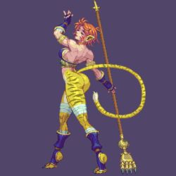 Rule 34 | animal ears, breath of fire, breath of fire ii, cat ears, cat girl, cat tail, lowres, omegachaino, pixel art, resolution mismatch, rinpoo chuan, solo, source larger, tail