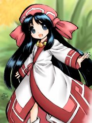 Rule 34 | 1girl, ainu clothes, black hair, blue eyes, boots, breasts, highres, legs, long hair, looking at viewer, nakoruru, official alternate costume, open mouth, samurai spirits, small breasts, smile, snk, solo, the king of fighters, thighhighs, very long hair