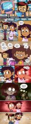 Rule 34 | absurdres, amphibia, anne boonchuy, crossover, highres, luz noceda, molly mcgee, parasomnico, the ghost and molly mcgee, the owl house