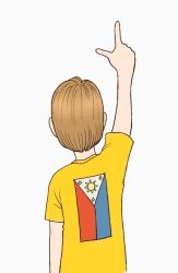 Rule 34 | blown hair, philippine flag, shirt, tagme, yellow shirt