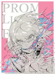 Rule 34 | 1boy, ascot, breath weapon, breathing fire, earrings, fire, frilled shirt collar, frills, hiranko, jacket, jewelry, lio fotia, looking at viewer, male focus, open mouth, promare, short hair, solo, teeth