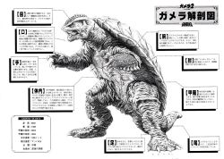 Rule 34 | anatomy, artist request, chart, claws, daiei film, diagram, gamera, gamera (series), gamera 2: advent of legion, giant, giant monster, japanese text, kadokawa, kaijuu, monochrome, monster, no humans, official art, science, science fiction, shell, tail, teeth, translation request, turtle, turtle shell, tusks
