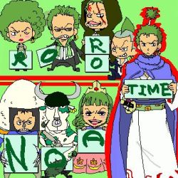 Rule 34 | 1boy, bull, green hair, lowres, male focus, multiple persona, one piece, roronoa zoro