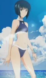 Rule 34 | 00s, anime screenshot, buso renkin, busou renkin, highres, navel, screencap, short hair, swimsuit, tsumura tokiko