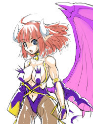 Rule 34 | breasts, gorgonzola (paradisegom), horns, huge breasts, la pucelle, large breasts, long hair, maou prier, prier
