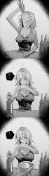 Rule 34 | 1girl, absurdres, fate/grand order, fate (series), greyscale, highres, hxd, jeanne d&#039;arc alter (fate), monochrome
