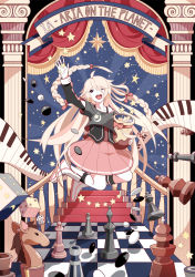 Rule 34 | board game, chamooi, chess, dice, go (board game), ia (vocaloid), instrument, keyboard (instrument), long hair, stairs, very long hair, vocaloid