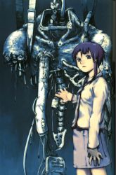 Rule 34 | 1girl, absurdres, cable, cyberpunk, female focus, highres, iwakura lain, robot, serial experiments lain, tagme
