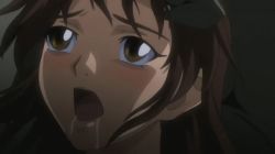 Rule 34 | 1girl, ahegao, animated, animated gif, blush, breasts, after rape, brown hair, clothed sex, doggystyle, large breasts, lilith-soft, monster, nipples, orc, public indecency, rape, screencap, sex, sex from behind, shiny skin, taimanin (series), taimanin murasaki