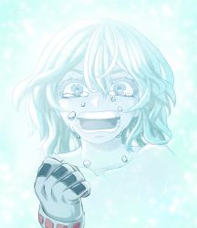 Rule 34 | 1girl, absurdres, bare shoulders, boku no hero academia, collarbone, crying, eyelashes, hagakure tooru, highres, looking at viewer, open mouth, solo