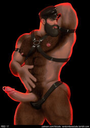 Rule 34 | 1boy, abs, arm strap, armpits, backlighting, bad id, bad tumblr id, bara, beard, black background, black eyes, black hair, black headwear, black male underwear, chest harness, clothing aside, cock ring, commission, cowboy shot, dark-skinned male, dark skin, erection, facial hair, hand hair, hand on own stomach, harness, large pectorals, large penis, leather strap, licking, licking armpit, looking at viewer, male focus, male pubic hair, male underwear, male underwear aside, mature male, muscular, muscular male, mustache, nipple piercing, nipples, nose piercing, nose ring, original, pectorals, penis, piercing, presenting armpit, pubic hair, randombaradude, sex toy, short hair, simple background, solo, thick arm hair, thick beard, thick chest hair, thick eyebrows, thick leg hair, thick mustache, thick thighs, thighs, tongue, tongue out, underwear, underwear only, very hairy