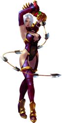 Rule 34 | 1girl, absurdres, armpits, arms up, boots, breasts, elbow gloves, gloves, highres, isabella valentine, kawano takuji, large breasts, namco, official art, short hair, simple background, solo, soul calibur, soulcalibur, soulcalibur ii, standing, sword, thigh boots, thighhighs, weapon, whip, whip sword, white background, white hair