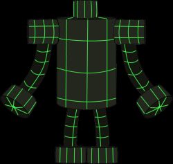 Rule 34 | digimon, digimon (creature), golem, golemon (ps), highres, no eyes, robot, solo, transparent background, wireframe