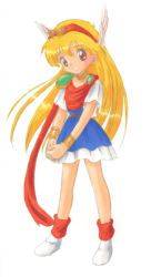 Rule 34 | 1990s (style), akazukin chacha, blonde hair, chacha, cosplay, magical princess, takatani