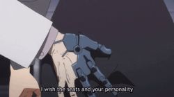 Rule 34 | 1boy, 1girl, animated, animated gif, ass grab, darling in the franxx, dr. franxx, groping, lowres, single mechanical hand, nana (darling in the franxx), skirt, subtitled, tagme