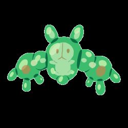 Rule 34 | animated, animated gif, brown eyes, commentary, creature, creatures (company), english commentary, floating, full body, game freak, gen 5 pokemon, green theme, nintendo, no humans, pokemon, pokemon (creature), reuniclus, ryan boyes, solo, spinning, transparent background
