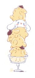 Rule 34 | absurdres, anus, dog, highres, pompompurin, sanrio, tagme, white background