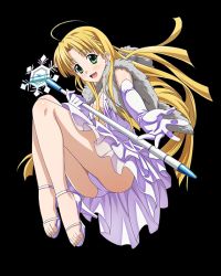 Rule 34 | 10s, 1girl, :d, ahoge, asia argento, blonde hair, blush, breasts, cleavage, dress, elbow gloves, floating hair, full body, gloves, green eyes, high heels, high school dxd, holding, holding staff, long hair, medium breasts, open mouth, panties, sleeveless, sleeveless dress, smile, snowflakes, solo, staff, transparent background, underwear, very long hair, white dress, white gloves, white panties