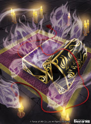 Rule 34 | box, candle, copyright name, force of will, ghost, highres, ko-ran, no humans, official art