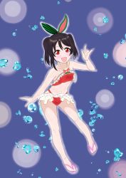Rule 34 | 1girl, absurdres, artist name, artist request, bare legs, bare shoulders, barefoot sandals (jewelry), bikini, black hair, blush, bow, breasts, bubble, collarbone, feet, female focus, flat chest, food, frilled bikini, frills, fruit, full body, green bow, green ribbon, hair between eyes, hair bow, hair ribbon, highres, long hair, looking at viewer, love live!, love live! school idol festival, love live! school idol project, navel, parted lips, polka dot, polka dot bikini, polka dot ribbon, red bikini, red bow, red eyes, red ribbon, ribbon, sandals, short hair, short twintails, sidelocks, small breasts, smile, solo, swimsuit, twintails, watermelon, yazawa nico