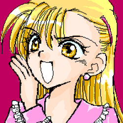 Rule 34 | 1990s (style), akazukin chacha, blonde hair, doris, lowres, open mouth, tagme