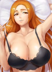 Rule 34 | 1girl, bleach, breasts, highres, inoue orihime, large breasts, solo, tagme