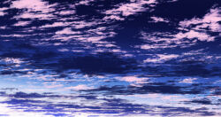 Rule 34 | aoha (twintail), blue sky, cloud, cloudy sky, dappled sunlight, dark, no humans, original, scenery, sky, sunlight, sunset
