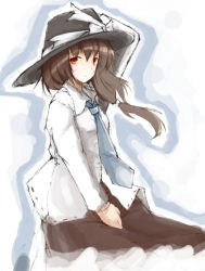 Rule 34 | 1girl, female focus, ghostly field club, solo, standing, tagme, touhou, usami renko, white background