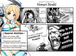 Rule 34 | 1boy, 2girls, alternate language, aquila, aquila (cosmic break), blonde hair, blue eyes, breasts, camera, character name, cleavage, comic, cosmic break, flying, halo, hard-translated, herr victor, himari strahl, jacket, large breasts, long sleeves, mecha musume, multiple girls, musical note, navel, no bra, nora schneid, official art, open mouth, panties, revealing clothes, robot, selfie, shaded face, short hair, short twintails, sideboob, smile, snot, speech bubble, talking, tears, text focus, third-party edit, twintails, underboob, underwear, v, wakaba sprout, white panties, wings