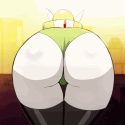 Rule 34 | 1girl, animated, animated gif, ass, ass focus, ass shake, creatures (company), female focus, furry, game freak, gardevoir, gen 3 pokemon, heart, huge ass, nintendo, pokemon, pokemon (creature), sana!rpg, solo, tagme, thick thighs, thighs
