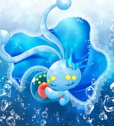 Rule 34 | blue theme, bubble, closed mouth, creatures (company), crown, egg, closed eyes, food, game freak, gen 4 pokemon, happy, holding, holding egg, holding food, legendary pokemon, maiko (mimi), manaphy, manaphy egg, mythical pokemon, nintendo, pokemon, pokemon (creature), pokemon egg, smile, underwater, water