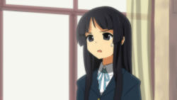 Rule 34 | 1girl, akiyama mio, black hair, hime cut, hiraizumi (mugenkidousha), k-on!, long hair, school uniform, solo