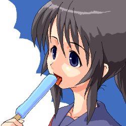Rule 34 | food, lowres, oekaki, original, popsicle, solo, yuuki, yuuki (silent moon)