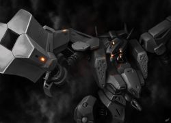 Rule 34 | armored core, armored core: silent line, dark, from software, highres, laser gun, mecha, no humans, robot