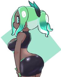 Rule 34 | 1girl, green hair, nintendo, octoling player character, splatoon (series), tagme, whichdoll