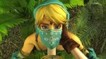 Rule 34 | 10s, 1boy, 1futa, 3d, androgynous, animated, arabian clothes, bare shoulders, blonde hair, blue eyes, brown gloves, compass, crossdressing, detached sleeves, erection, eyeshadow, fellatio, female pov, futa with male, futanari, gerudo set (zelda), gloves, green shirt, halterneck, hand on another&#039;s face, highres, hyrule warriors, irrumatio, itsmorti, kneeling, leaf, link, linkle, looking at viewer, looking down, looping animation, makeup, male focus, mouth veil, nintendo, oral, outdoors, penis, penis out, plant, pov, shirt, short hair, solo focus, source filmmaker (medium), standing, swept bangs, tecmo, testicles outside, the legend of zelda, the legend of zelda: breath of the wild, trap, uncensored, veil, video
