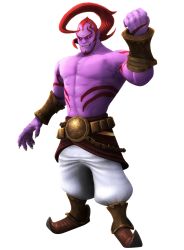 Rule 34 | 1boy, abs, absurdres, antenna hair, arabian clothes, bracelet, clenched hand, erazor djinn, evil smile, fangs, full body, genie, glowing, glowing eyes, grin, highres, jewelry, looking at viewer, manly, muscular, official art, pants, pointy ears, red eyes, red hair, ring, sega, smile, sonic (series), sonic and the secret rings