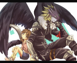 ai_(digimon) beelzebumon demon demon_boy digimon digimon_(creature) jacket mask short_hair third_eye