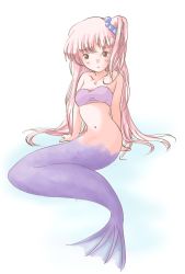 Rule 34 | 1990s (style), akazukin chacha, highres, marin (akazukin chacha), marin (marine-sky-earth), mermaid, mermaid tail, mermaid transformation, monster girl, open mouth, pink hair, retro artstyle