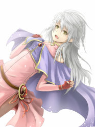 Rule 34 | 1girl, breasts, fiction (forged), fire emblem, highres, long hair, micaiah (fire emblem), nintendo, pantyhose, silver hair, solo, yellow eyes