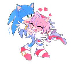 Rule 34 | 1boy, 1girl, amy rose, artist request, furry, gloves, sega, sonic (series), sonic the hedgehog, source request, tagme