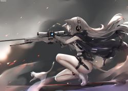 Rule 34 | 1girl, ai arctic warfare, animal, animal ear fluff, animal ears, artist name, awp (girls&#039; frontline) (nekoya (liu)), awp (girls&#039; frontline) (nekoya (liu)), bandages, bandaged arm, bandages, bare shoulders, black gloves, black jacket, bolt action, cat, cat ears, cat girl, cat tail, commentary request, dress, floating hair, fur-trimmed jacket, fur trim, girls&#039; frontline, gloves, glowing, gun, headphones, highres, holding, holding gun, holding weapon, holster, jacket, jacket on shoulders, knife, long hair, nekoya (liu), original, rifle, shoe soles, shoes, signature, sleeveless, sleeveless jacket, smoke, sniper rifle, scope, solo, squatting, tail, thigh holster, tiptoes, very long hair, weapon, white cat, white dress, white footwear, white hair
