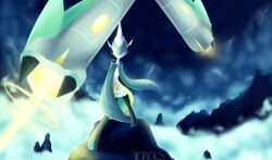 Rule 34 | 1boy, 2017, artist name, cape, celesteela, cloud, cloudy sky, collarbone, commentary, covered eyes, creatures (company), disembodied hand, dress, english commentary, facing viewer, fusion, gallade, game freak, gen 4 pokemon, gen 7 pokemon, glowing, helmet, helmet over eyes, highres, iresart, laser, legs apart, lightning, male focus, mountainous horizon, night, nintendo, no humans, outdoors, pokemon, pokemon (creature), sky, solo, standing, telekinesis, ultra beast, white dress