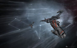 Rule 34 | 3d, advanced ship (eve online), attack ship (eve online), battleship (eve online), birgirpall, caldari state (eve online), commentary, company name, dated, dated commentary, electronic warfare ship (eve online), eve online, fleet, flying, glowing, highres, kaalakiota (eve online), logo, military vehicle, nebula, no humans, official art, outdoors, radio antenna, realistic, scenery, science fiction, scorpion (eve online), sky, space, spacecraft, star (sky), star (symbol), starry background, starry sky, tech 2 ship (eve online), warp (eve online)