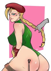Rule 34 | 1girl, ass, beret, breasts, cammy white, ghostlessm, hat, highres, large breasts, street fighter