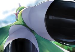 Rule 34 | artist name, ass, cameltoe, creatures (company), from below, furry, game freak, gardevoir, gen 3 pokemon, highres, huge ass, nintendo, pokemon, pokemon (creature), sana!rpg, signature, solo, thick thighs, thighs