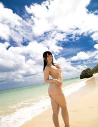 Rule 34 | 1girl, ass, black hair, breasts, highres, japanese (nationality), long hair, nipples, photo (medium), uehara ai
