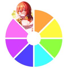 Rule 34 | 1girl, absurdres, breasts, choker, cleavage, color coordination, color wheel, color wheel challenge, cup, despuntater, dress, dutch angle, flower choker, golden rose, hair between eyes, highres, himeko (honkai: star rail), holding, holding cup, honkai: star rail, honkai (series), large breasts, long hair, looking at viewer, multiple drawing challenge, orange eyes, red eyes, red hair, solo, teacup, white dress