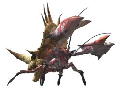 Rule 34 | 3d, capcom, crab, daimyo hermitaur, giant enemy crab, monster, monster hunter (series), non-web source, transparent background