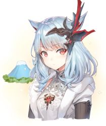 Rule 34 | 1girl, animal ears, blue hair, blush, cat ears, final fantasy, final fantasy xiv, fringe trim, hair ornament, jewelry, looking at viewer, miqo&#039;te, momoko (momopoco), parted lips, red eyes, simple background, solo, white background